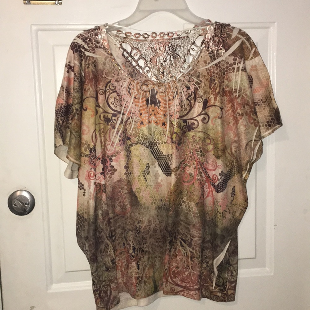 Style &Co Women’s Blouse SZ XL 💃🏻👠💋🦋